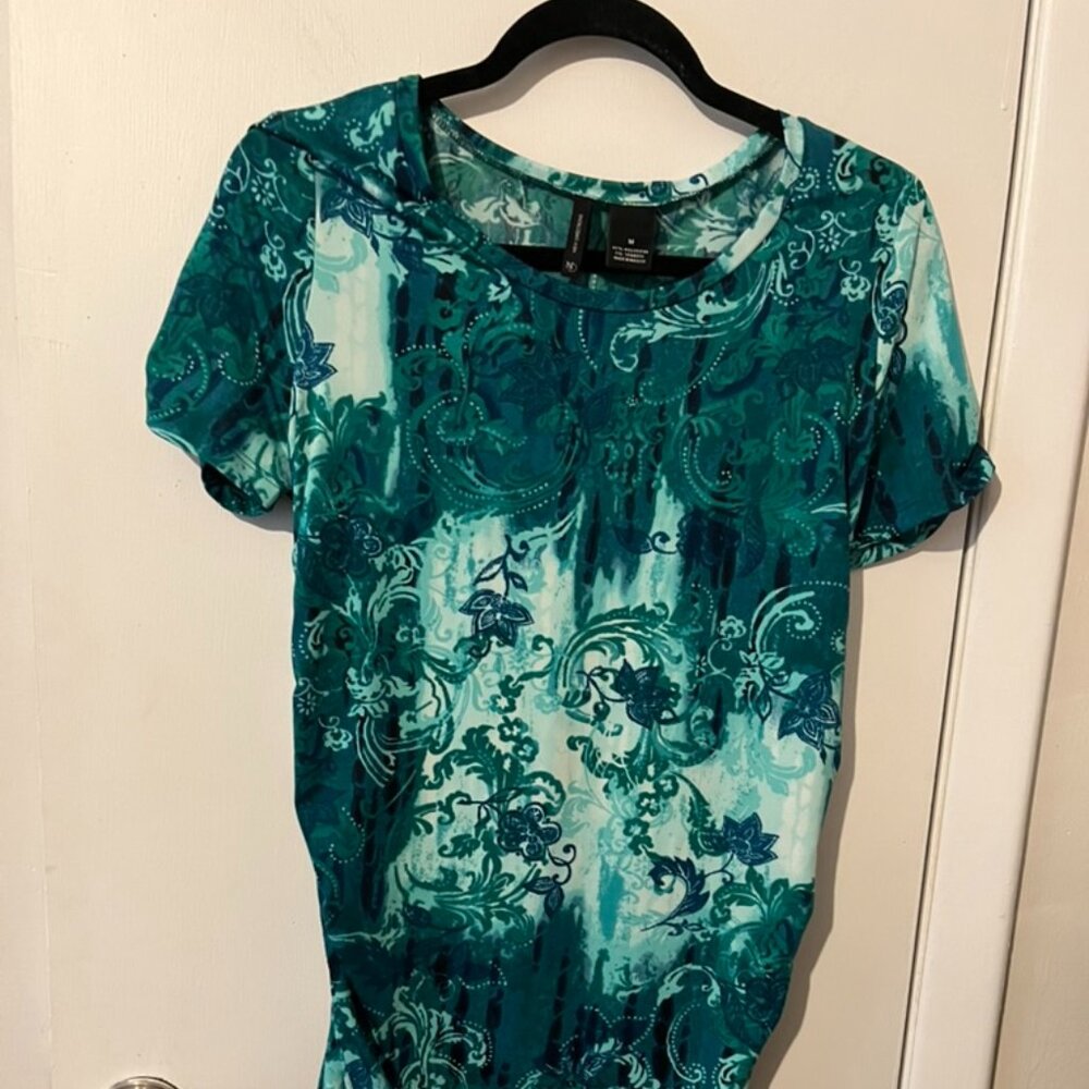 NEW DIRECTIONS TUNIC MATERNITY TOP SZ M